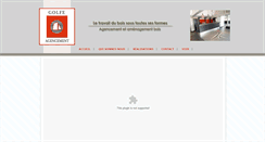 Desktop Screenshot of golfe-agencement.com